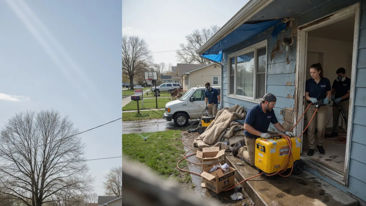 Basement Flood Cleanup in West Salem, OH near me